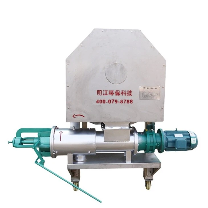 Efficient Screw Press Dewaterer For Chicken Manure And Food Processing Residue factory